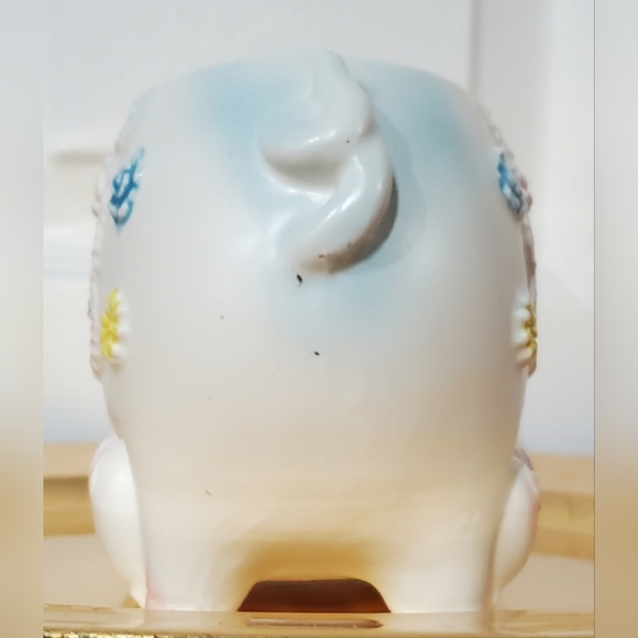 Vntg Napco 7" Mother Pig with 4 Pigglets Planter Made in Japan - Picture 8 of 9